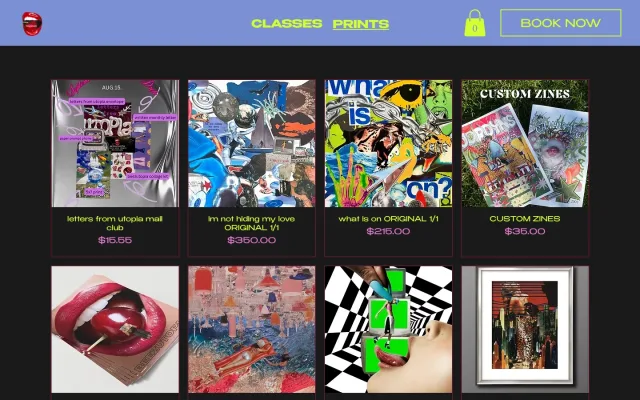 The Beezutopia print shop
